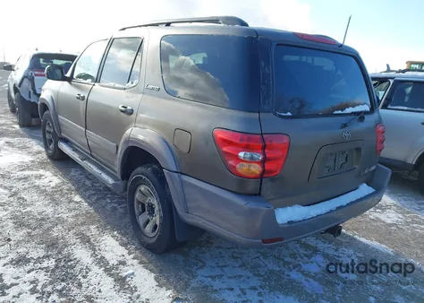 2001 Toyota Sequoia Limited V8 from USA, damaged, VIN 5TDBT48A81S042435